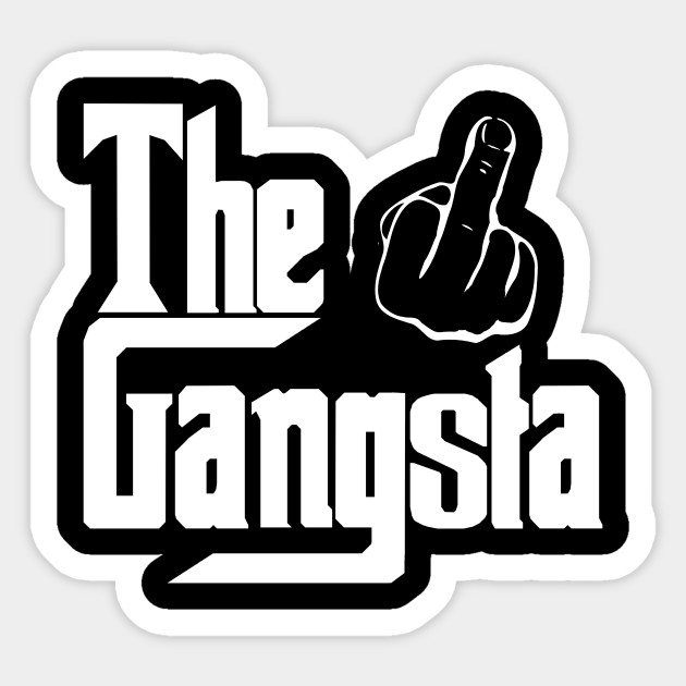 The Gangsta - The Godfather - Sticker | TeePublic