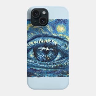 Illuminati Eye Van Gogh Style Phone Case