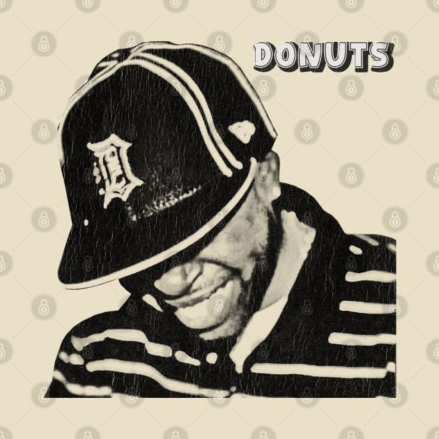 Retro Donuts J Dilla by MuraiKacerStore