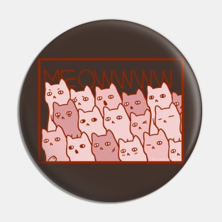 A bunch of cats in frame by Sunnie Meowtlu Pin