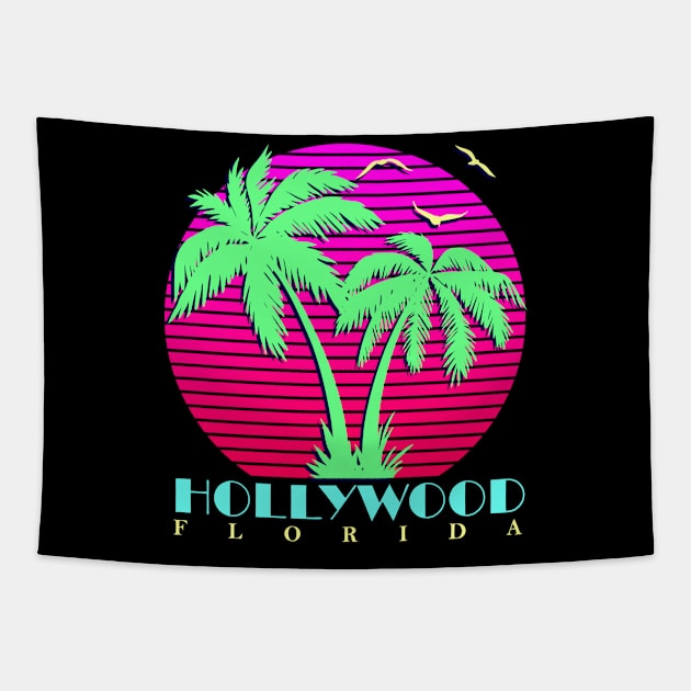 Hollywood Florida Tapestry by Nerd_art