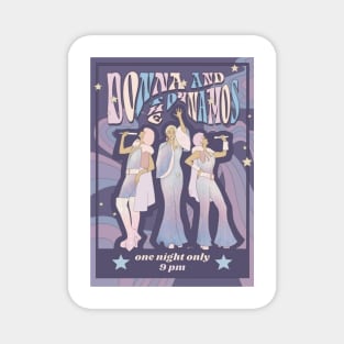 Donna and the Dynamos Concert Poster Magnet