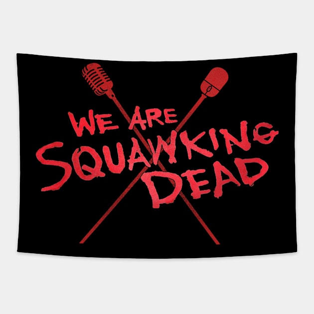 TWDseason10 LOGO Tapestry by SQUAWKING DEAD