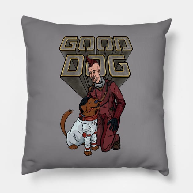 COSMO IS A GOOD DOG! Pillow by S3bCarey