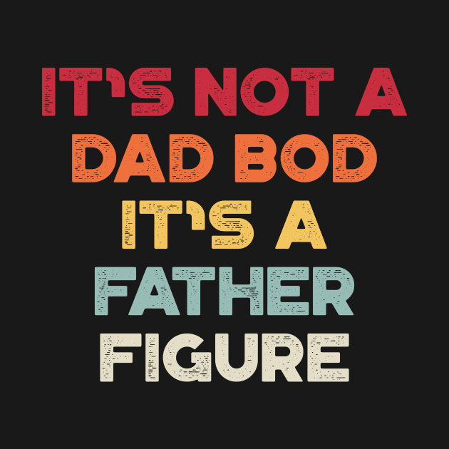It's Not A Dad Bod It's A Father Figure Sunset Funny Father's Day by truffela