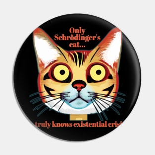 Schrodinger's cat existential crisis Pin