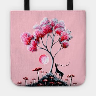 Pink Blossom Tree Tote