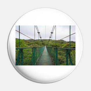 Suspension bridge in rainforest Pin