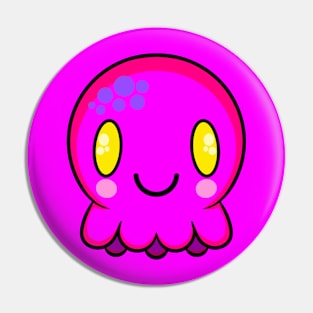 Pink Octopus 2 Pin