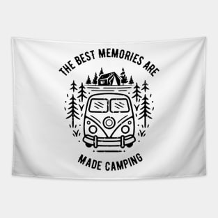 camping memories lovers saying Tapestry