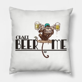 Craft Beer Monkey Dad Pillow