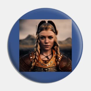 Viking Shield Maiden Pin