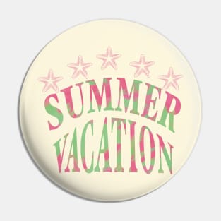 Summer holidays Pin