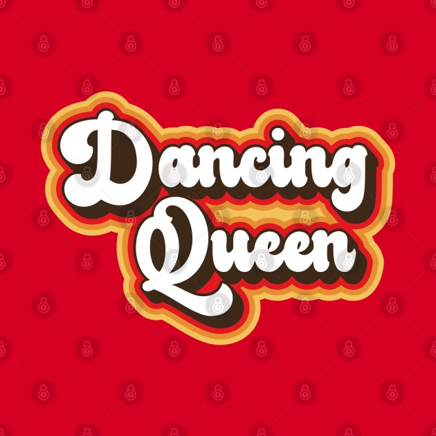 Dancing Queen Retro 70s Design by DetourShirts