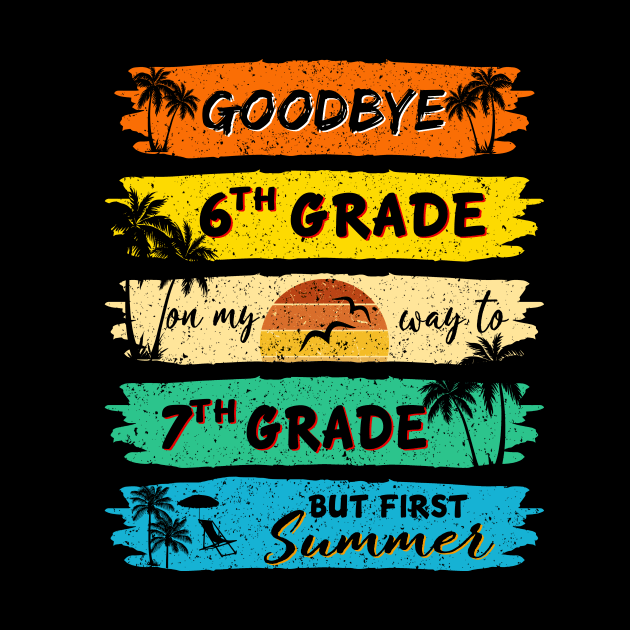 Funny Goodbye 6th Grade Summer Graduation Teacher by artbyGreen