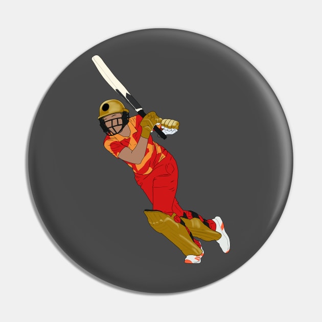 Issy Wong Birmingham Phoenix Cricket Minimalist Pin by Hevding