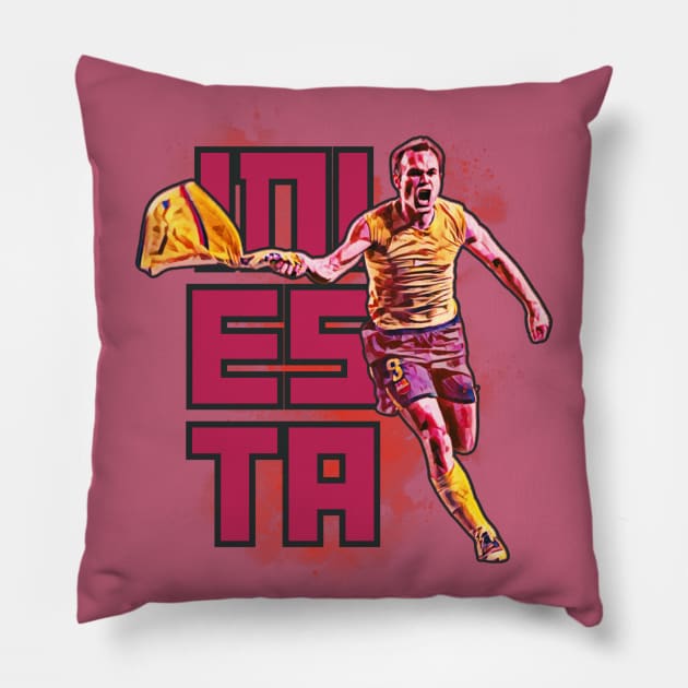 Iniesta Pillow by LordofSports