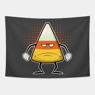 angry candy corn Tapestry