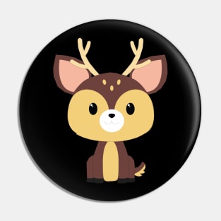 Adorable Christmas deer Pin