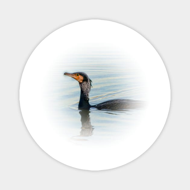 Cormorant Magnet by Guardi