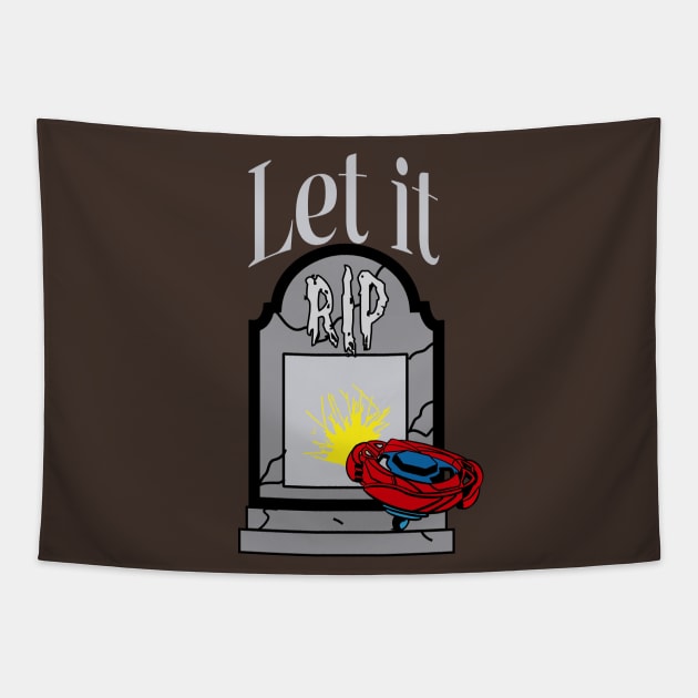 gravestone let it rip Tapestry by Lins-penseeltje