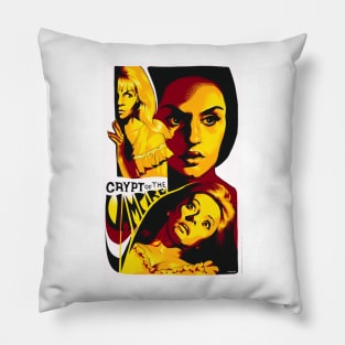 Crypt of the Vampire Movie Art Pillow