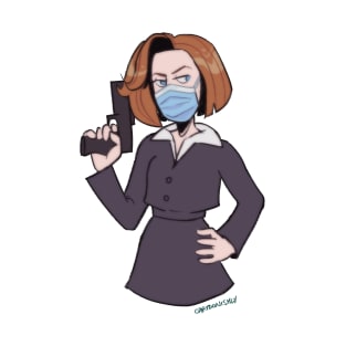 Safe Face Mask Scully T-Shirt