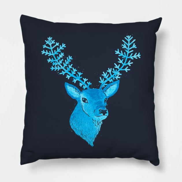 Frozen Fauna Pillow by ppmid