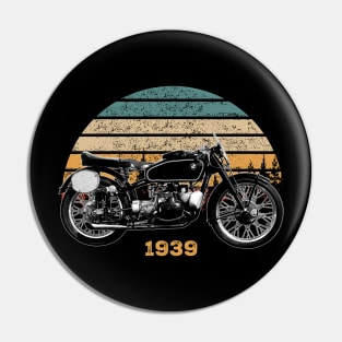 1926 - 1939 Kompressor Vintage Motorcycle Design Pin