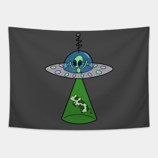 Alien UFO Tapestry