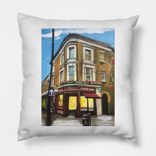 Christmas Eve In London Pillow