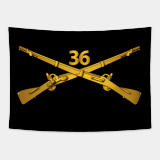 36th Infantry Regiment Branch wo Txt Tapestry