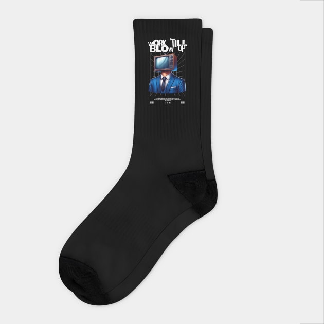 WorkTill Blow Up Socks by TEENIE DESIGN