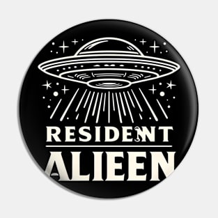 Resident Alien UFO Pin