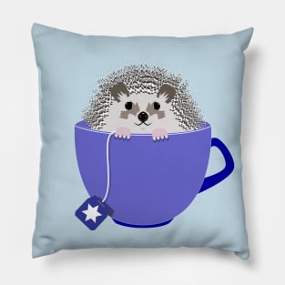 Chanukah Tea Cup Hedgehog Pillow