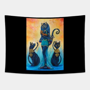 Goddess Bastet Tapestry