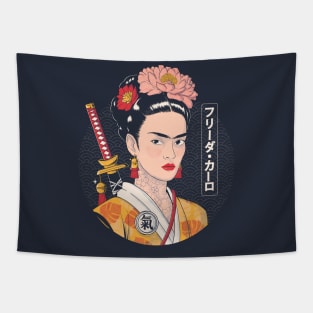 Samurai Frida Tapestry