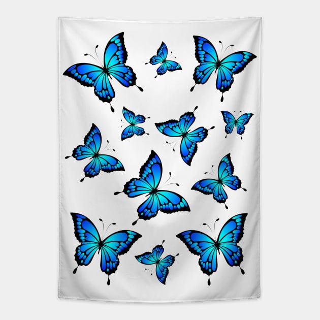 Butterflies Tapestry by ElevateElegance