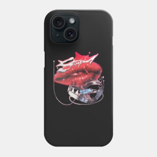 Bear trap lips sticker Phone Case