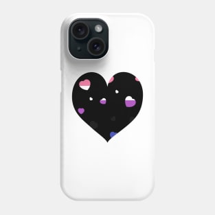 Chaotic Hearts, Pride Series - Genderfluid Phone Case