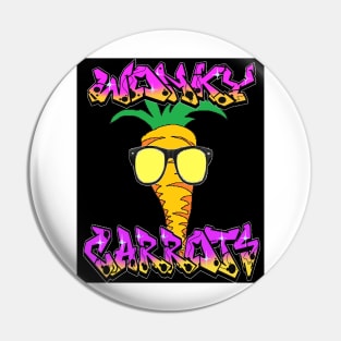 goth punk wonky carrots Pin