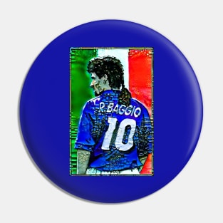 Italy - Grungy - ROBERTO BAGGIO Pin