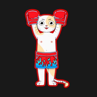 Boxing cat T-Shirt