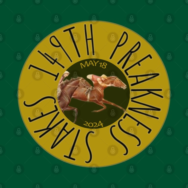 149th Preakness Stakes horse racing design by Ginny Luttrell