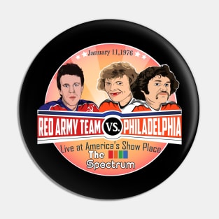 1976 Red Army vs Philadelphia Spectrum Game Pin