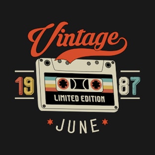 June 1987 - Limited Edition - Vintage Style T-Shirt