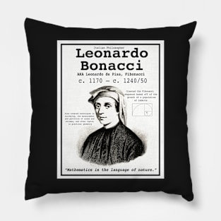 Fibonacci Math Poster Pillow