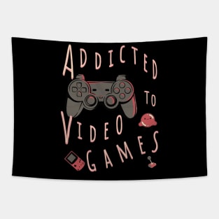 Nostalgic Retro Arcade Gamer Joystick Retro Gamer Old School Arcade Video Games 80s 90s Classic Vintage T-Shirt Tapestry