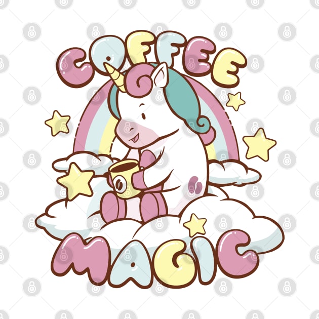 COFFEE MAGIC UNICORN by madeinchorley