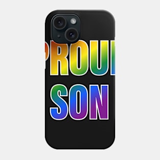 Rainbow Proud Son LGBTQ Pride Phone Case